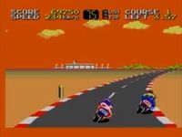une photo d'Ã©cran de Hang On sur Sega Master System